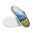 thumbnail image 3 of Lsque Blue Sky Dog Pattern Womens Comfort Cotton on Scuff With Memory Foam and Anti-skid Sole Slipper-39/40, 3 of 7