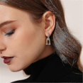 thumbnail image 1 of Pendientes de cadena con eslabones en forma de U para mujer, aretes gruesos únicos, regalo, 1 of 1