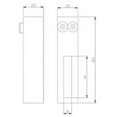 thumbnail image 7 of Miseno Mbdh0505x60 60" Bearing Roller Strap Barn Door Hardware Kit - Stainless Steel, 7 of 7