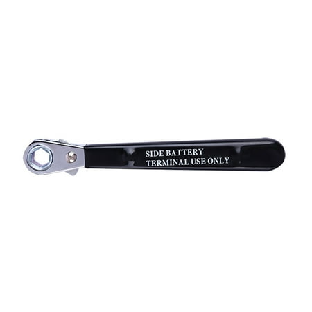 

Luoyaxxxxx Ratcheting Wrench 6 Point End Insulated Handle For Side Terminal Battery Or Bolt Car Fix