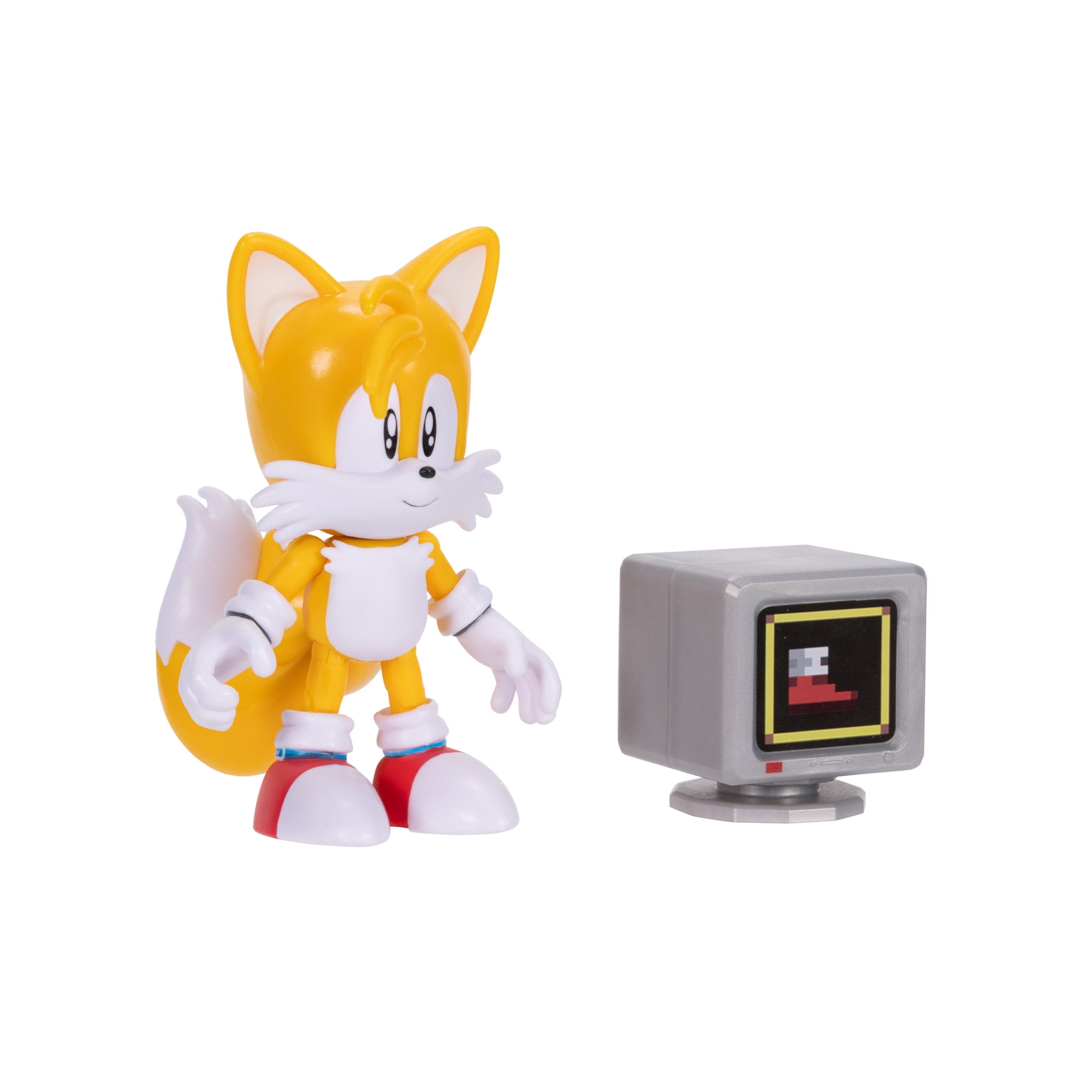 Sonic the Hedgehog 4 Inch Figures - Classic Tails with Item Box
