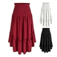 thumbnail image 1 of NJDVHB Jupes d'Hiver pour Femmes, Jupes Tendance pour Femmes, Robes de Soirée pour Femmes, Manches Longues Décontractées, Col Rond, Robe de Soirée Surdimensionnée, Vin, m, 1 of 5