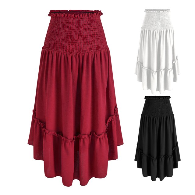 NJDVHB Jupes d'Hiver pour Femmes, Jupes Tendance pour Femmes, Robes de Soirée pour Femmes, Manches Longues Décontractées, Col Rond, Robe de Soirée Surdimensionnée, Vin, m