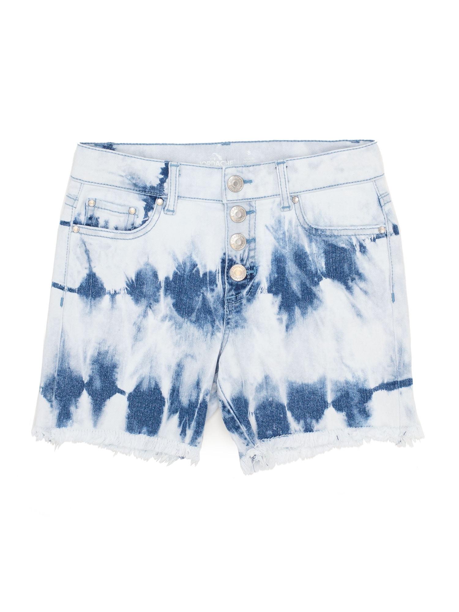 Jordache Girls Exposed Button Midi Short, Sizes 5-18