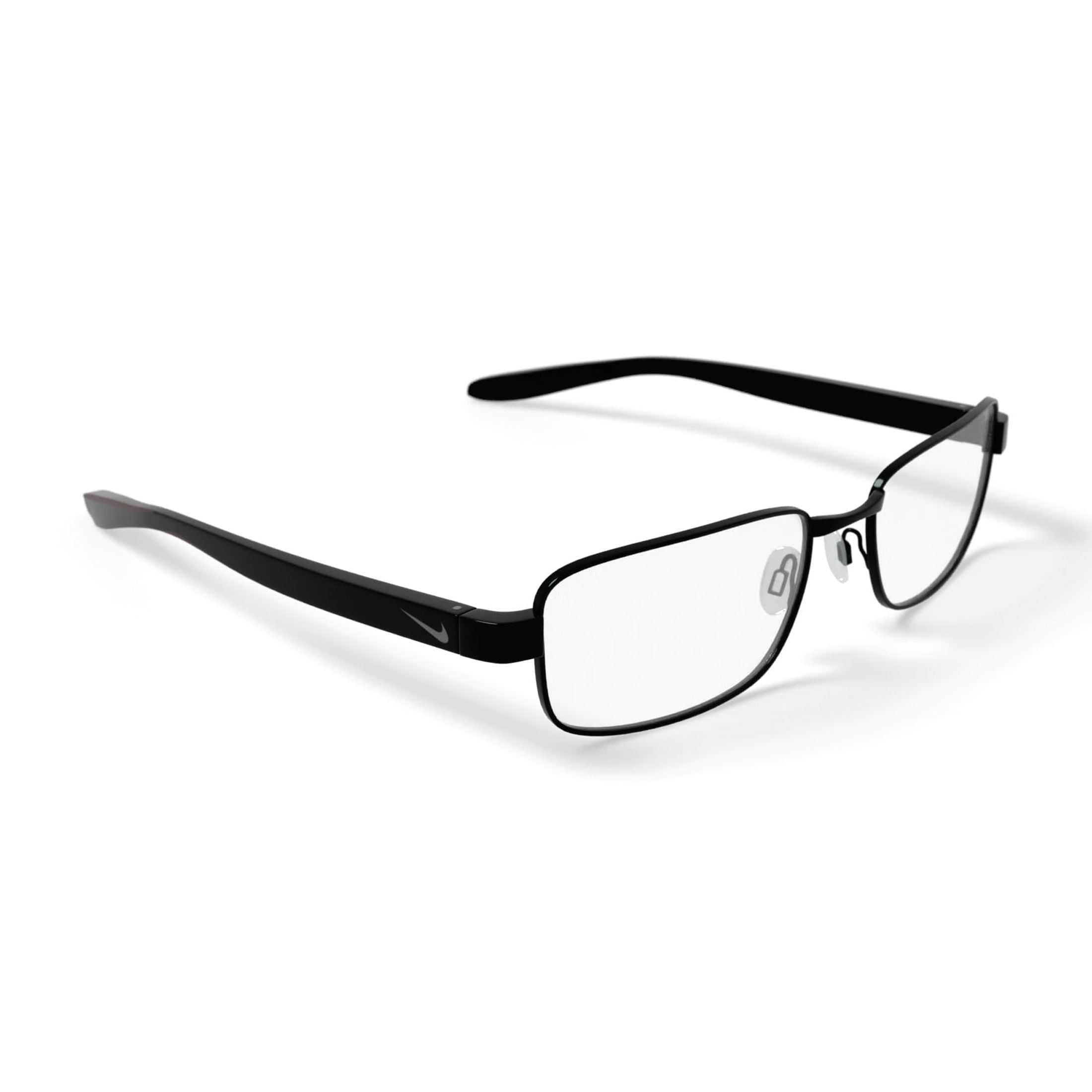 Nike Men's 8195G Prescription Eyeglasses with Case, Black