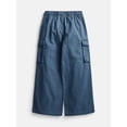 thumbnail image 2 of Wonder Nation Boy’s Wide Leg Cargo Pants, Sizes 4-10, 2 of 4