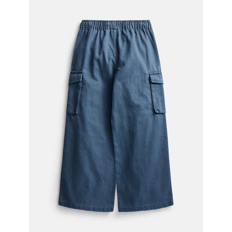 Wonder Nation Boy's Wide Leg Cargo Pants, Sizes 4-10 photo 2