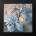 thumbnail image 2 of Loreth, Lanie 15x15 Black Modern Framed Museum Art Print Titled - Soft Blue Blooms I, 2 of 5