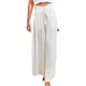 thumbnail image 1 of Qarigey Pantalones de pierna ancha de cintura alta para mujer de verano - Estilo delgado para una comodidad aireada Ventilar Blanco M 1 Type3 NO3, 1 of 6