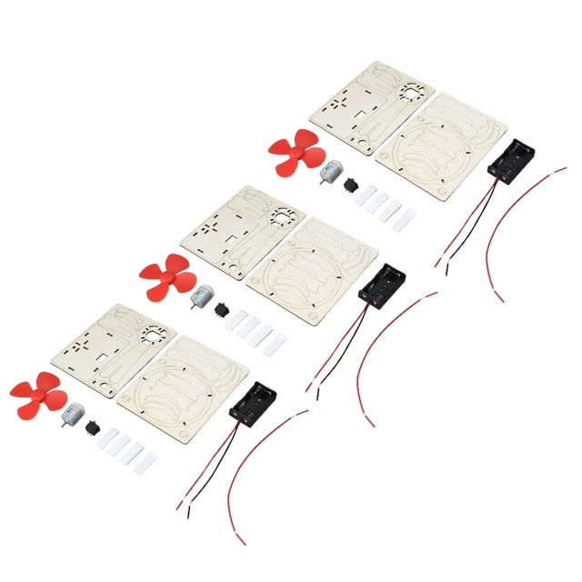 Science Experiment Toys, Safe Practical Cultivate Thinking Electric Fan Model Kit for Home for Children