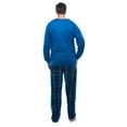 thumbnail image 3 of #FollowMe Mens Thermal Henley Pajama Set with Polar Fleece Pants  Warm, Comfy Sleepwear (Light Blue, XXX-Large), 3 of 3