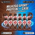 thumbnail image 2 of Lait's Go Boisson Protéinée au Lait Chocolaté Sport 325 Ml/11 oz Bouteilles (12/caisse) Boisson de Récupération Post-Entraînement, 2 of 5