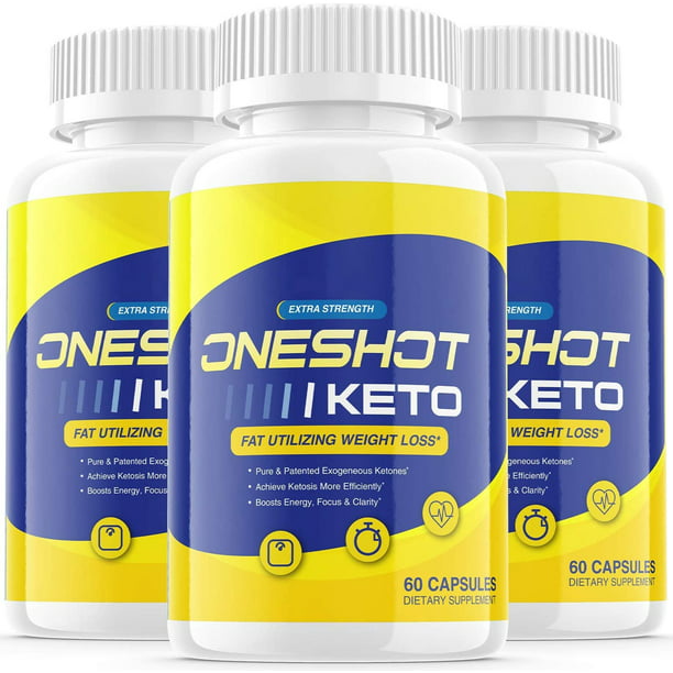3 Pack One Shot Keto Diet Pills Weight Loss Appetite Suppressant Keto Diet Pill Boost Energy Metabolism Walmart Com