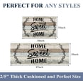 thumbnail image 7 of Findosom 2pcs Anti Fatigue Kitchen Rug Set,18"x30"+18"x47" Waterproof Non Slip Kitchen Runner Rug,0.4" Thick Cushioned Kitchen Floor Mats,Ergonomic Standing Mats Back Pain Relief Laundry Foam Rug, 7 of 7