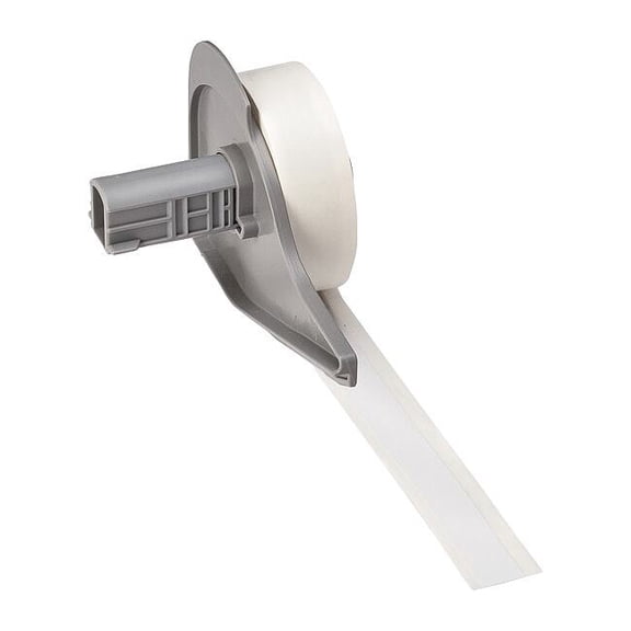 Brady Continuous Label Stock, White, Gloss, 1/2 in W M7C-500-595-WT