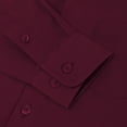 thumbnail image 5 of Spring Notion Boys' Cotton Blend Dress Shirt and Matching Necktie Set 16 Burgundy-10, 5 of 5