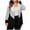 White, variant on Full Zip Sweater Women Knit Long Sleeve Hoodies Jackets Plus Size Color Block Casual Loose Hooded Outerwear (White 3XL)