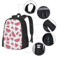 thumbnail image 2 of Fotbe Watermelon Mochila para Hombre y Mujer - Tela Oxford 600D Resistente - Mochila Impermeable de Gran Capacidad para Escuela, Viajes y Senderismo, 2 of 6