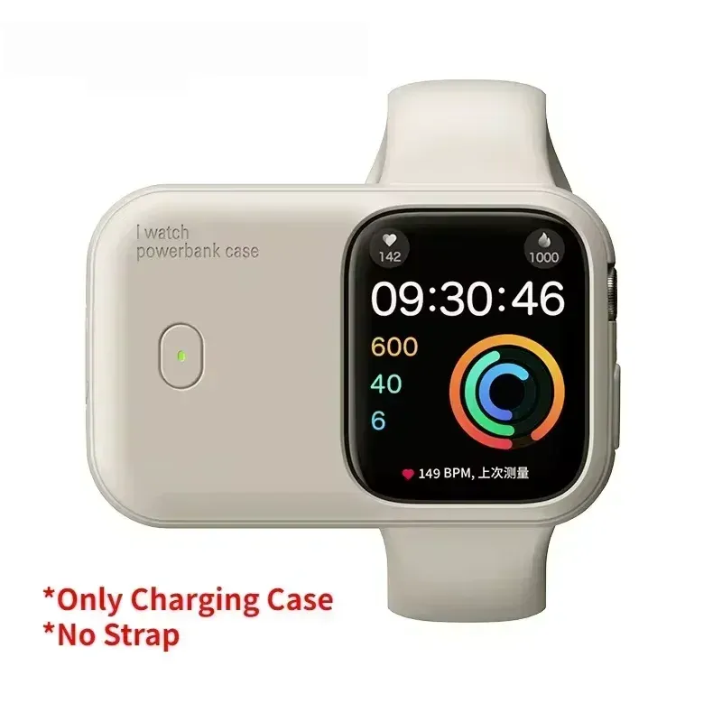 For Apple Watch Wireless Charger Portable Apple Watch 40mm 41mm 44mm 45mm 49mm S8 9 Spare Battery Charging Powerbank For iWatch