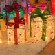 thumbnail image 2 of Cajas de iluminación navideña LED que funcionan con pilas, caja de regalo luminosa para decoración navideña en interiores y exteriores, como se muestra, 2 of 5