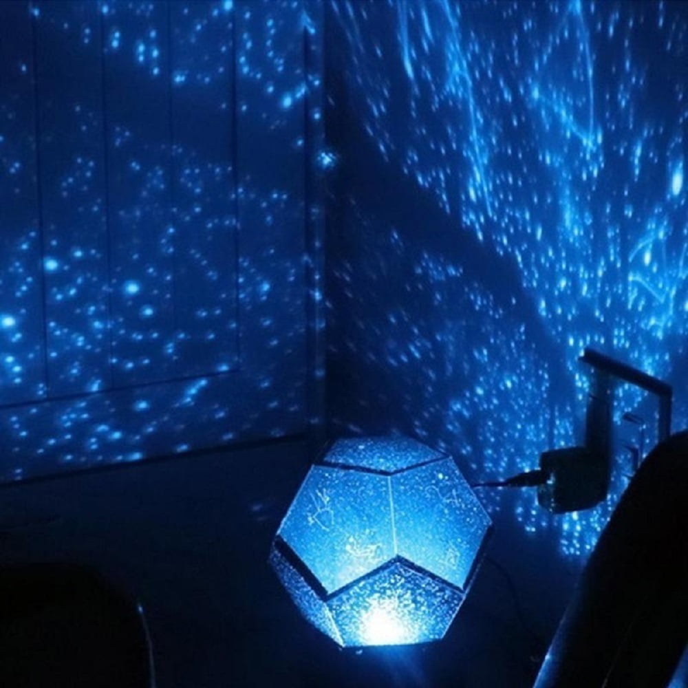 LED Starry Night Sky Galaxy Projector Lamp Star Cosmos Romantic Night Light N4X3
