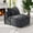 Blue Gray, variant on Hobestluk Rectangular Cloud Memory Foam Ottoman, Comfy Footrest with Removable Cover, Perfect for Living Room Bedroom Office, Dark Grey