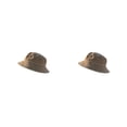 thumbnail image 1 of QualitChoice Comfortable Bucket Hat Fishermen Caps Clothes Decoration Fashion Accessory Khaki M 2Set, 1 of 6