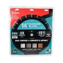 Makita 14" Diamond Blade, Segmented, Dual Purpose B-69674