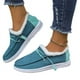 thumbnail image 5 of Zapatos de mujer de talla grande con relleno de algodón, de otoño e invierno, de estilo europeo y americano, con punta redonda, cordones, forro polar, cálidos y peludos, 5 of 5