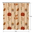 thumbnail image 5 of Happy Thanksgiving Farm Pumpkins Harvest Shower Curtains,Washable Bathtub Curtains with Hooks Friendly Polyester Fabric Bathroom Curtains for Halloween Thansgiving Christmas Hotel Dorm, 5 of 5
