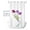 purple, variant on No Hook Shower Curtain with Snap in Liner, Hand Painted Summer Lemon Flowers Grey Plaid Hotel Shower Curtains for Bathroom, Washable Shower Curtain Liner Set with Mesh Top Window, 36"x78"