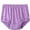 Purple, variant on Lumosvexa Women's Floral Briefs Comfortable Breathable Cotton Plus Size Daily Trendy Soft Panties XL