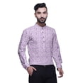 thumbnail image 3 of BESTMAN Kurta Courte Imprimée pour Hommes Col Mandarin Indien Vêtements Décontractés, 3 of 6