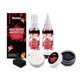 thumbnail image 1 of 5-in-1 Halloween Cosplay Fake Blood Makeup Kit Artificial Blood Special Effects SFX Makeup for Zombie Vampire Cosplay, 1 of 5