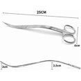 thumbnail image 3 of Professional Aquarium Fish Tank Aquatic Plants Cleaning Tools Pliers Scissors Long Scissors, 3 of 5