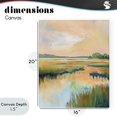 thumbnail image 4 of Stupell Industries Contemporary Marsh Sunset over Tranquil Stream Canvas Art, 16 x 20, by LSR Design Studio, 4 of 8