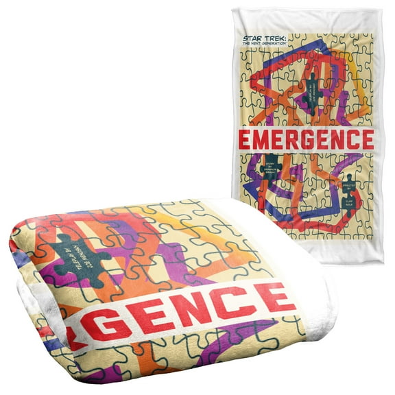 Star Trek The Next Generation Season 7 Episode 23 Silky Touch Super Soft Throw Blanket 36" x 58"