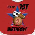 thumbnail image 4 of Inktastic 1st Birthday All Stars Boys Baby Bib, 4 of 4