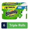 Bounty Select-A-Size Paper Towels, Print, 6 Triple Rolls