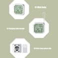 thumbnail image 5 of RUISINERY Small Digital Hygrometer Thermometers For Indoor Use High Accuracy LCDs Display Temperature Humidity Device, 5 of 7