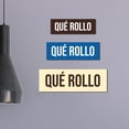 thumbnail image 2 of Signs ByLITA Basic Qué Rollo Sign (Brushed Gold) - Medium, 2 of 6