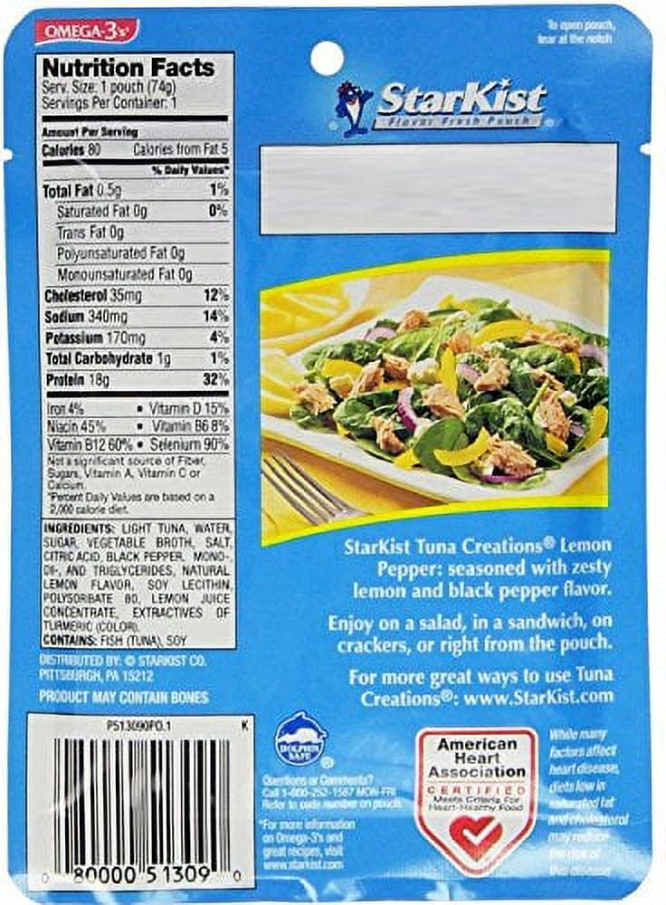 Tuna Creations Lemon Pepper (Pack of 8)