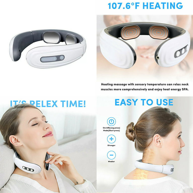 Neck Massage Intelligent Charging Heating Hot Pressing Magnetic Neck  Massager