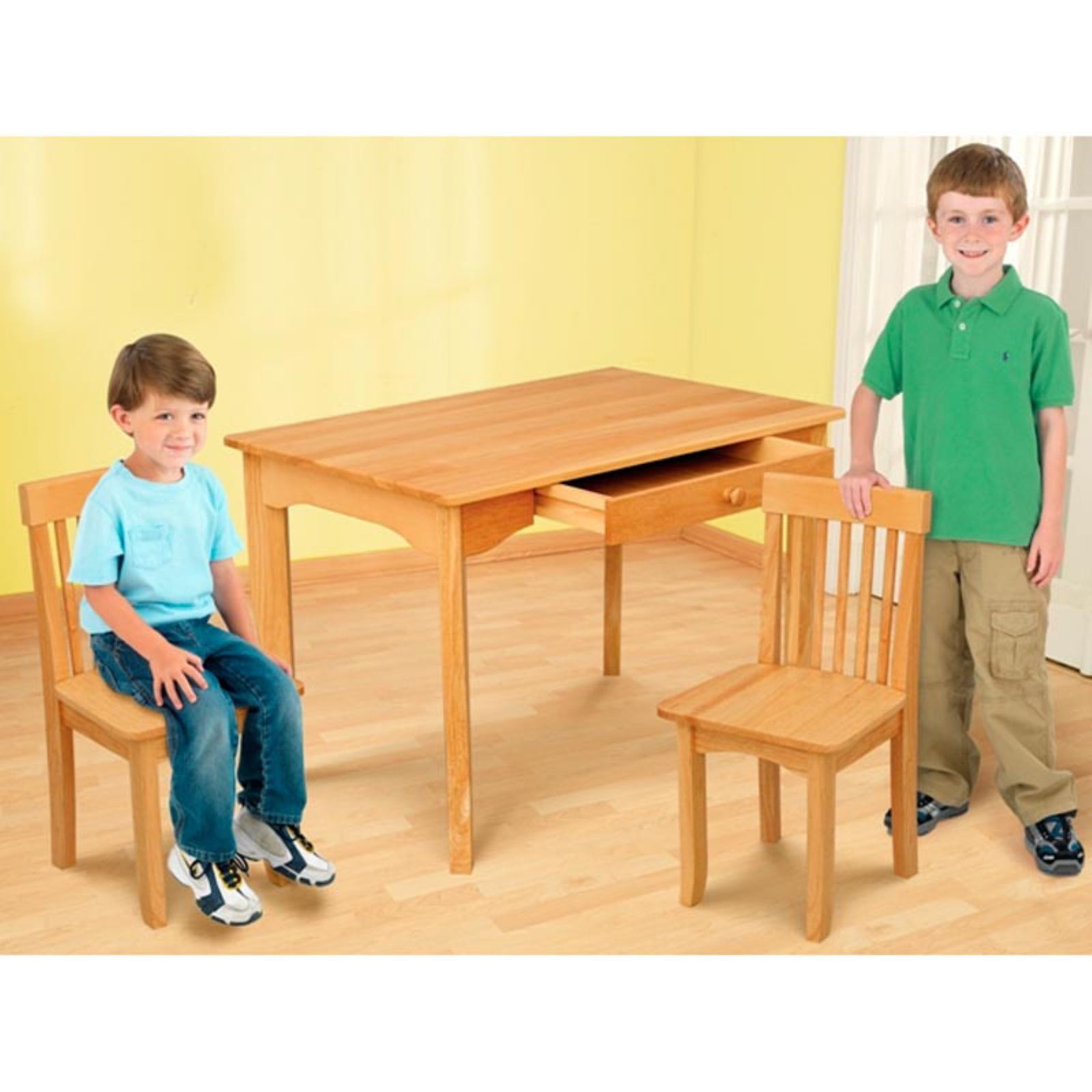 Kidkraft Avalon Table And Chair Set Natural Walmart regarding kidkraft avalon table and chair set – natural 26621 with regard to Home