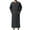 Grey, variant on AherBiu Plus Size Mens Kaftan Thobe Button down Shirts with Pockets Long Sleeve Side Split Casual Muslim Robe