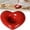 Red, variant on Heart-Shaped Candle Holders,Decorative Candlesticks,Sturdy Ceramic Material,Multicolor Appearance,Suitable for Party Wedding Decoration,Valentines Day Gifts,4.5in(Red)