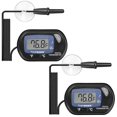 thumbnail image 1 of 2 Pack LCD Digital Aquarium Thermometer Fish Tank Water Terrarium Temperature with Suction Cup for Turtle, 1 of 4