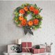 thumbnail image 5 of Guirnalda de peonías y calabazas de otoño de 24 pulgadas, decoración de cosecha otoñal para puerta de entrada y chimenea JASKFLY, 5 of 6
