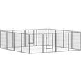 thumbnail image 1 of BestHome 16-Panel Multi-Pet Playpen, 32"W x 40"H Heavy Duty Metal Exercise Pen with Doors, Foldable Indoor/Outdoor Fence for Dogs, Rabbits, Ducks & Small Animals, Black, 1 of 12