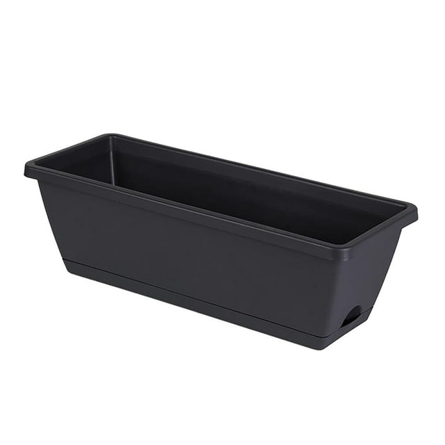 Flower Pots with Drainage,Flower Pots Indoor Vegetable Planting Pot Plastic Flower Pot Balcony Vegetable Planting Trough Flower Pots Outdoor,Flower Pots for Indoor Plants,Small Flower Pots
